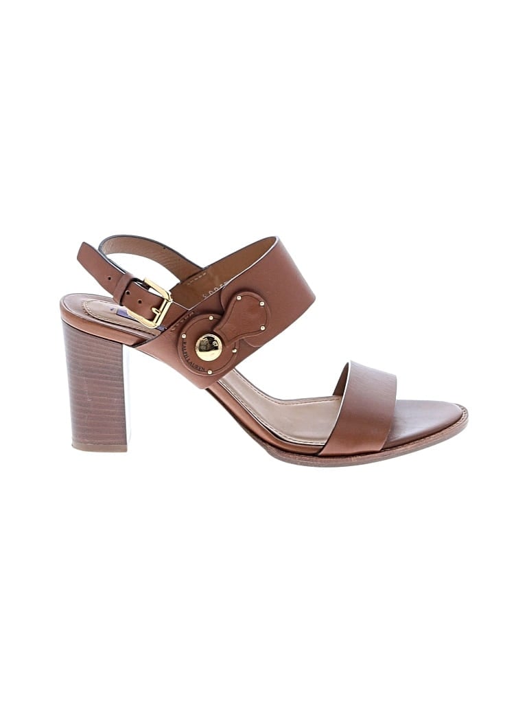 Pre-owned Ralph Lauren Heels In Brown