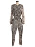 Banana Republic 100% Polyester Animal Print Brown Jumpsuit Size 0 - photo 2