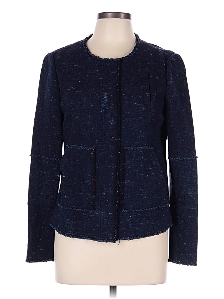 Pre-owned Ecru Jacket In Blue