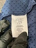 CAbi 100% Polyester Blue 3/4 Sleeve Blouse Size XS - photo 8