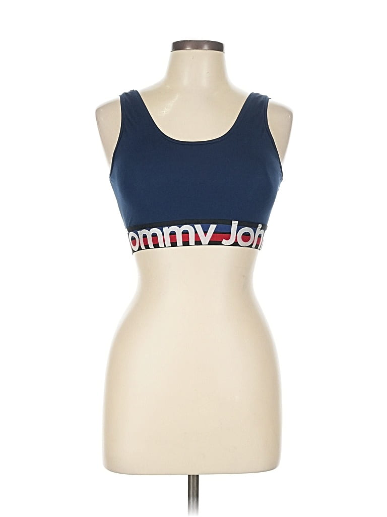 Pre-owned Tommy John Sports Bra In Blue