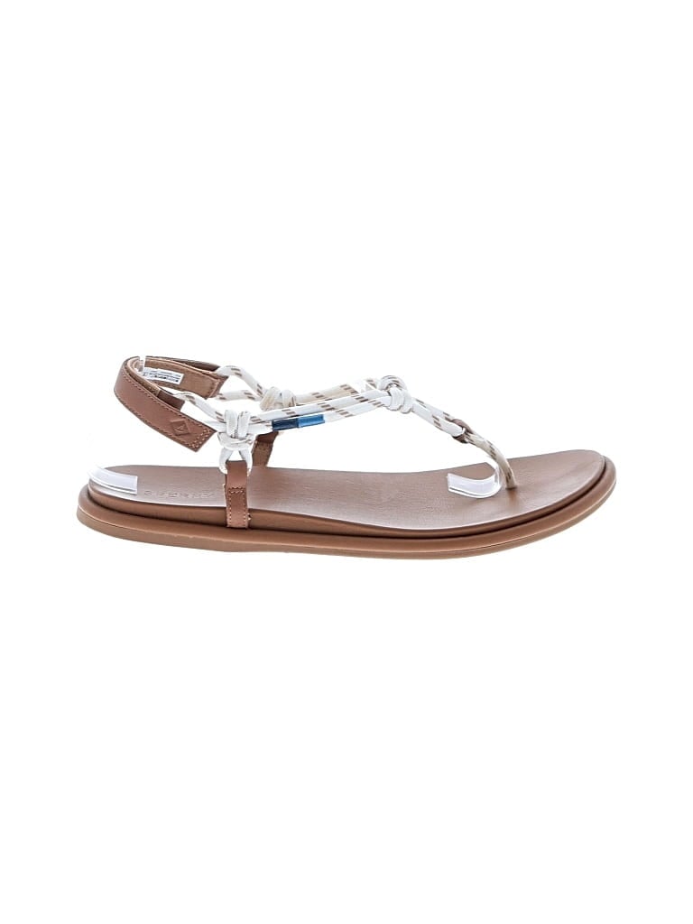 Pre-owned Sperry Top-sider® Sandals White Shoes