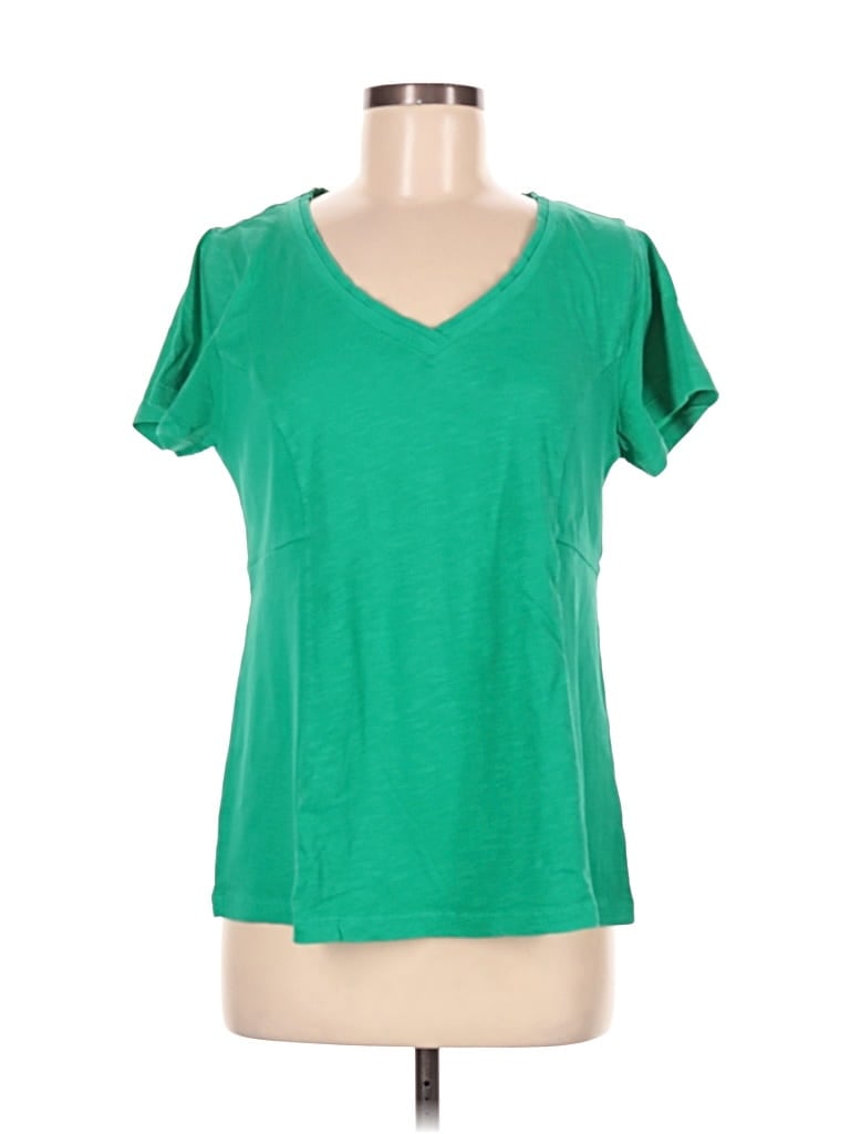 Soft Surroundings Short Sleeve T-shirt In Green