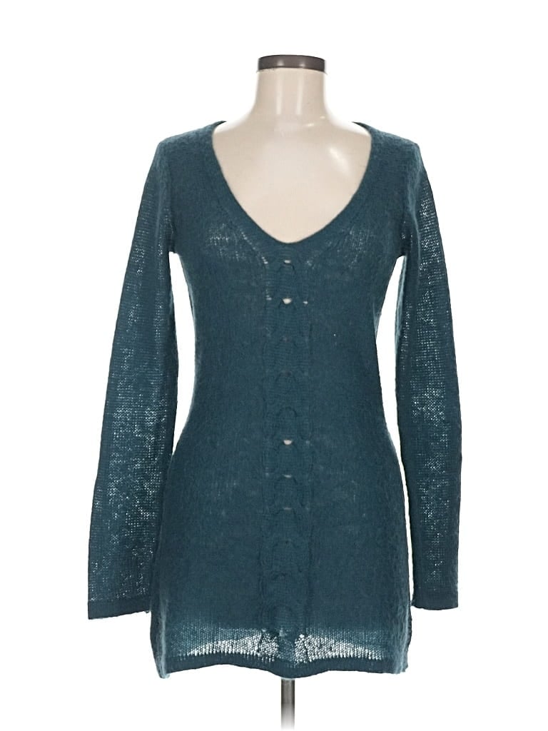 LUCY & LAUREL Pre-owned Cardigan Sweater In Blue