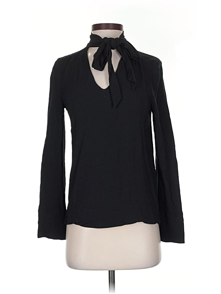 Pre-owned Baum Und Pferdgarten Long Sleeve Blouse In Black