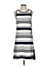 Max Studio Stripes White Casual Dress Size XS - photo 1