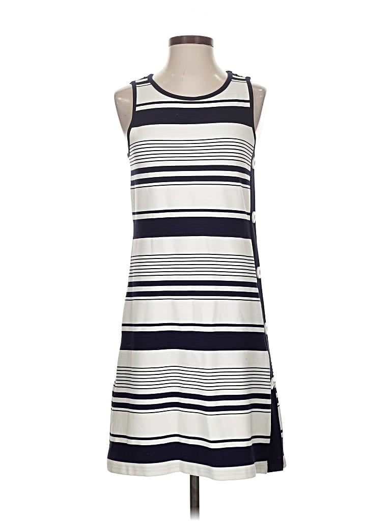 Pre-owned Max Studio Casual Dress In White