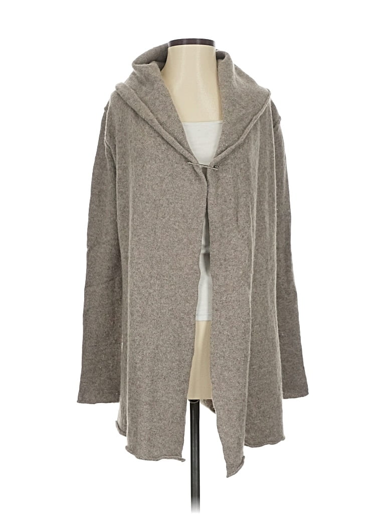 Pre-owned Vince Cardigan Sweater In Gray