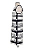 Max Studio Stripes White Casual Dress Size XS - photo 5