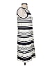 Max Studio Stripes White Casual Dress Size XS - photo 4
