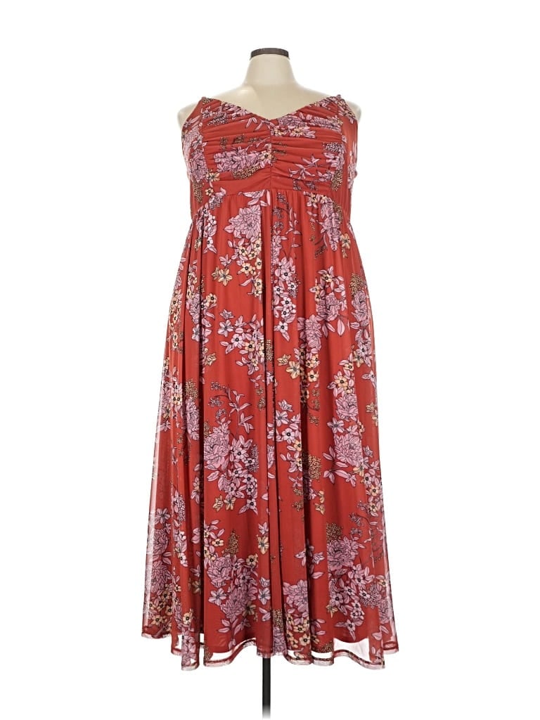Pre-owned Torrid Casual Dress In Red