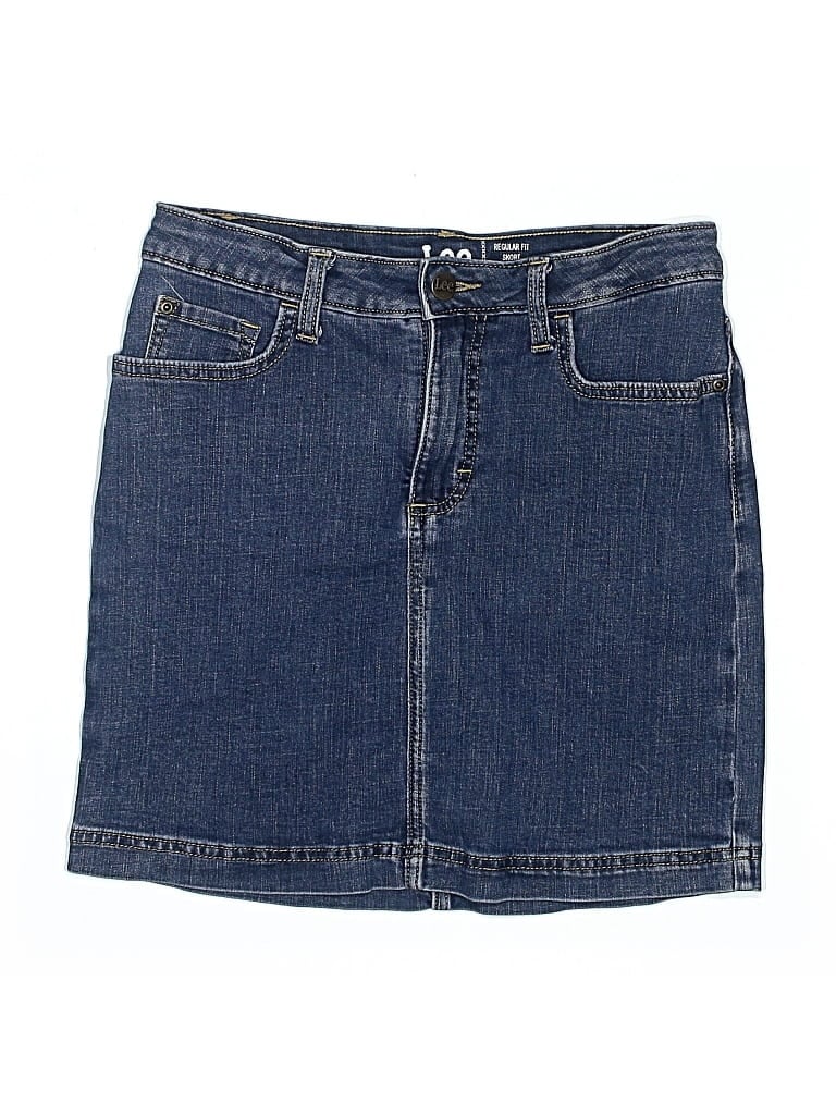 Pre-owned Lee Skort In Blue