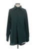 Skatie Teal Long Sleeve Button-Down Shirt Size S - photo 1