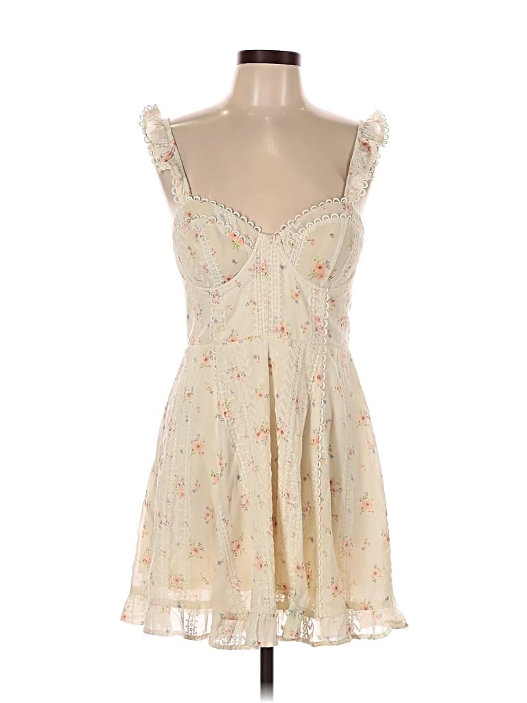 Pre-owned Altar'd State Cocktail Dress In White