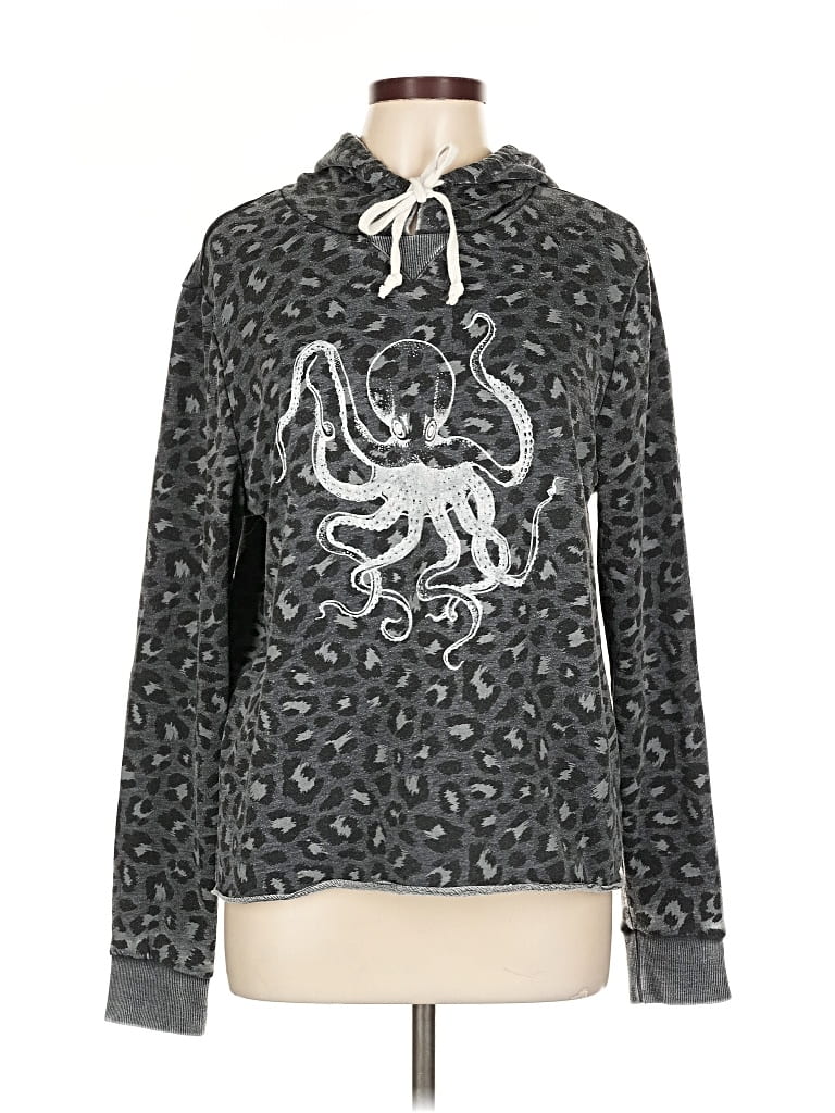 Pre-owned Alternative Pullover Hoodie In Gray