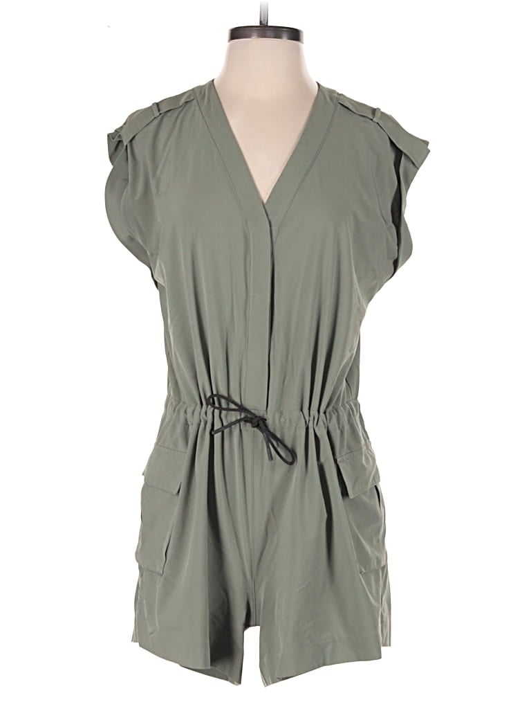 Pre-owned Athleta Romper In Green