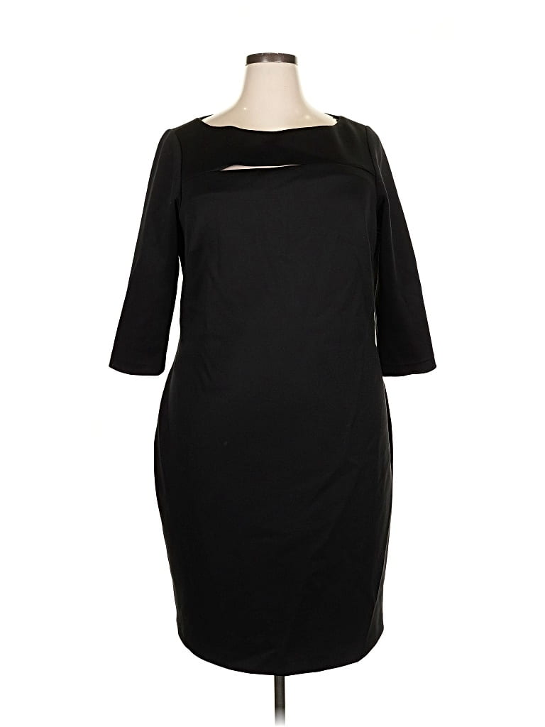 Pre-owned Calvin Klein Cocktail Dress In Black