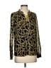 MICHAEL Michael Kors 100% Polyester Gold Long Sleeve Blouse Size XS - photo 1