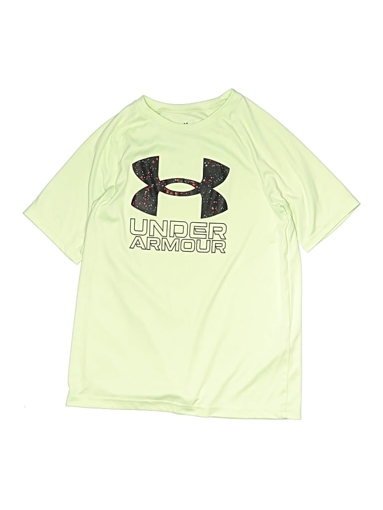 Pre-owned Under Armour Kids' Active T-shirt In Green