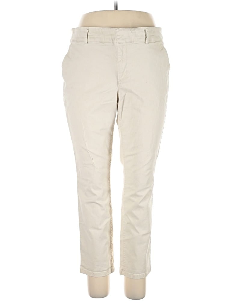 Pre-owned Ann Taylor Loft Khaki Pant In Brown