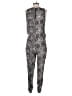Michael Stars 100% Rayon Animal Print Silver Jumpsuit Size Sm (0) - photo 2