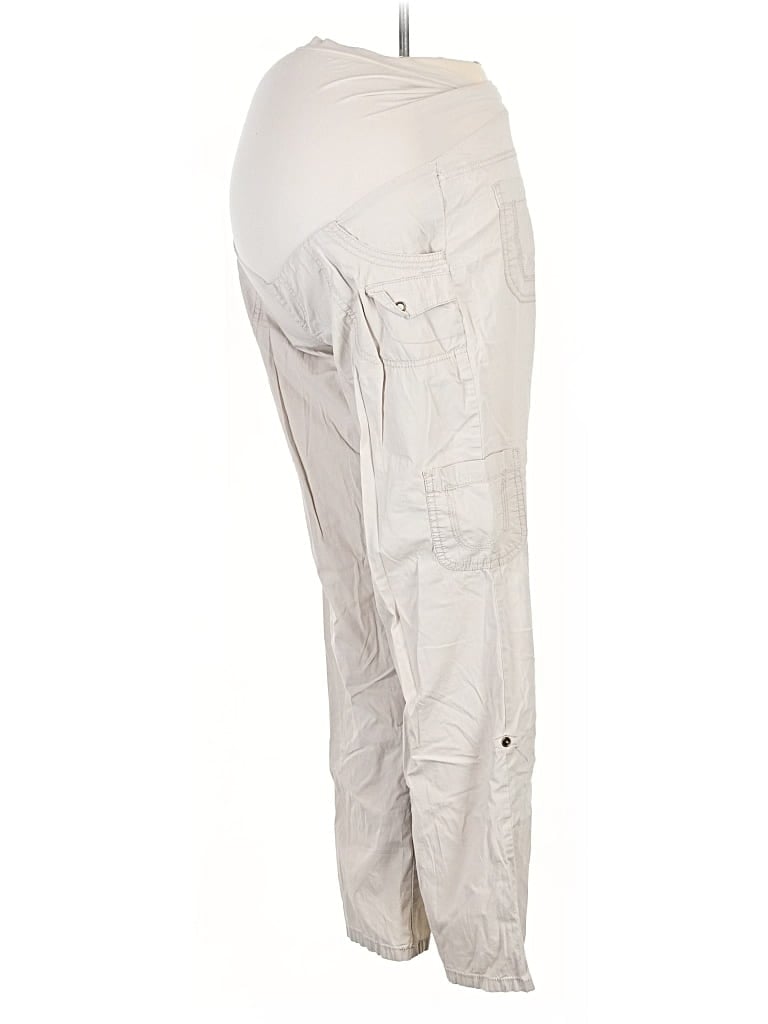 Pre-owned Motherhood Cargo Pants In Silver