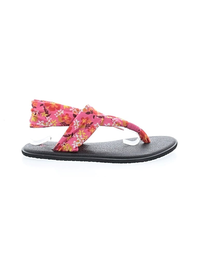 Pre-owned Sanuk Kids' Sandals In Pink