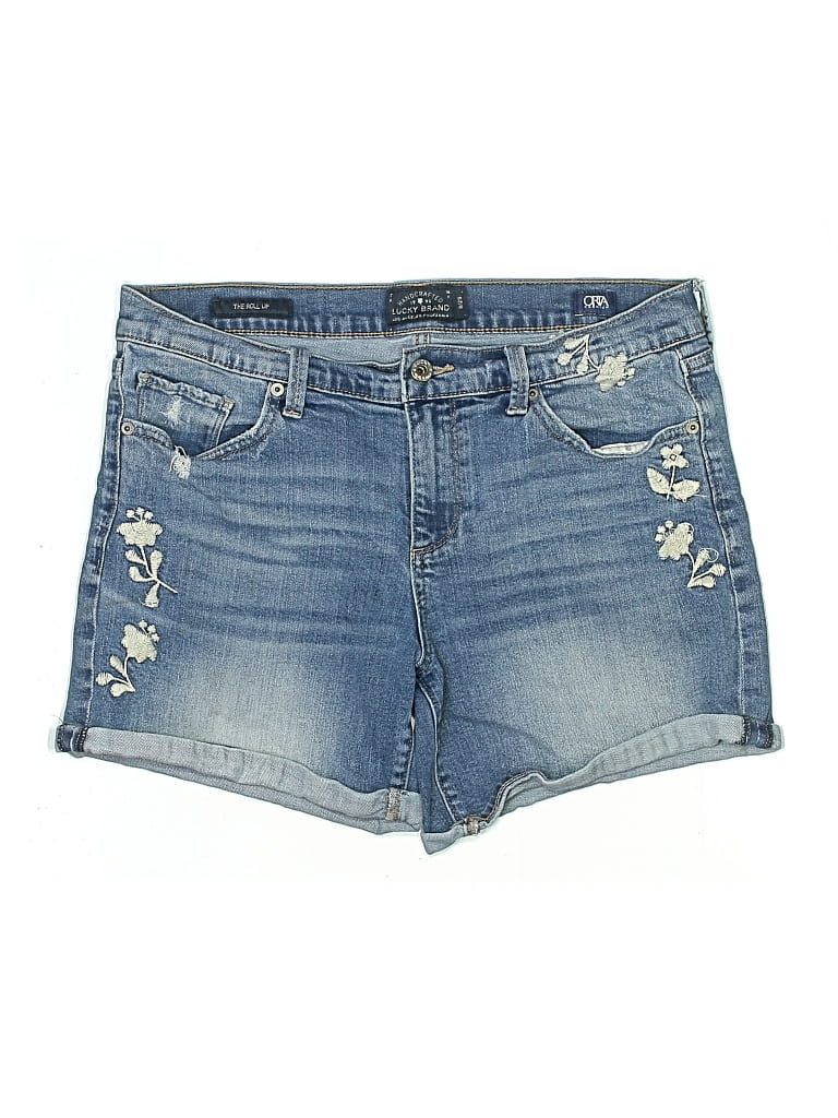 Pre-owned Lucky Brand Denim Shorts In Blue