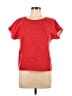 Alicia Red Short Sleeve Top Size L (petite) - photo 1