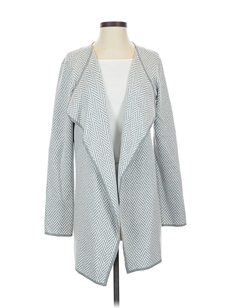 Pre-owned Vince Camuto Cardigan Sweater In Gray