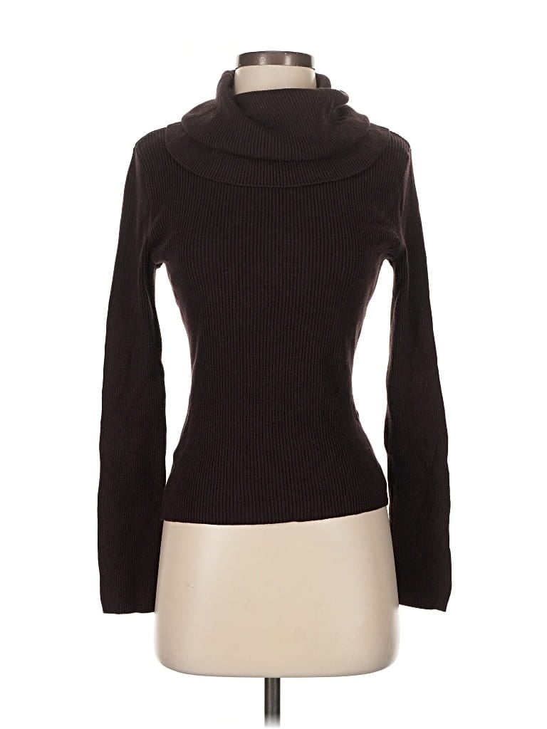 INC INTERNATIONAL CONCEPTS Pre-owned Turtleneck Sweater In Black