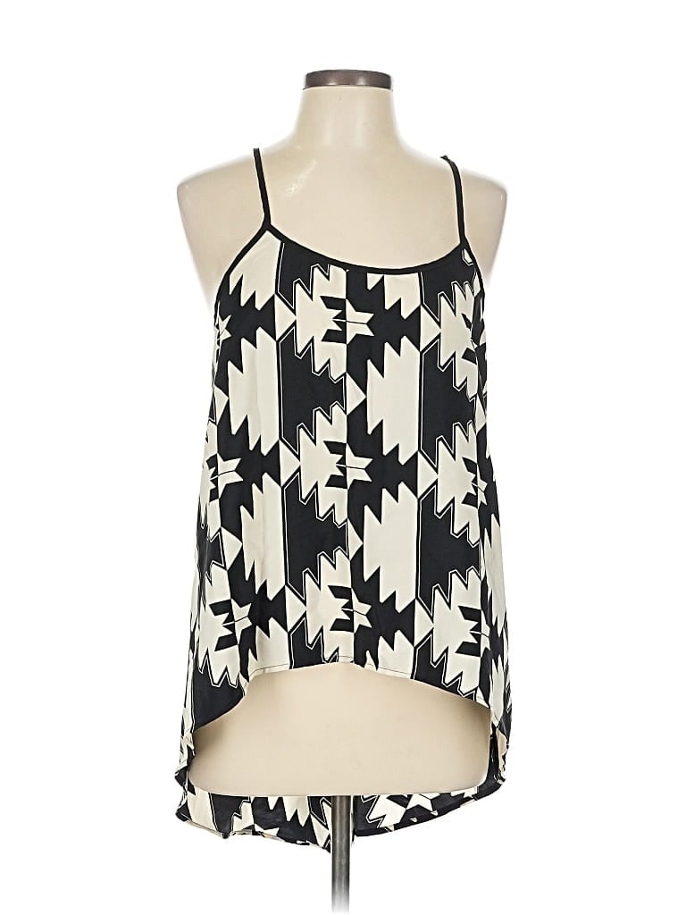 Pre-owned Elodie Sleeveless Blouse In Black