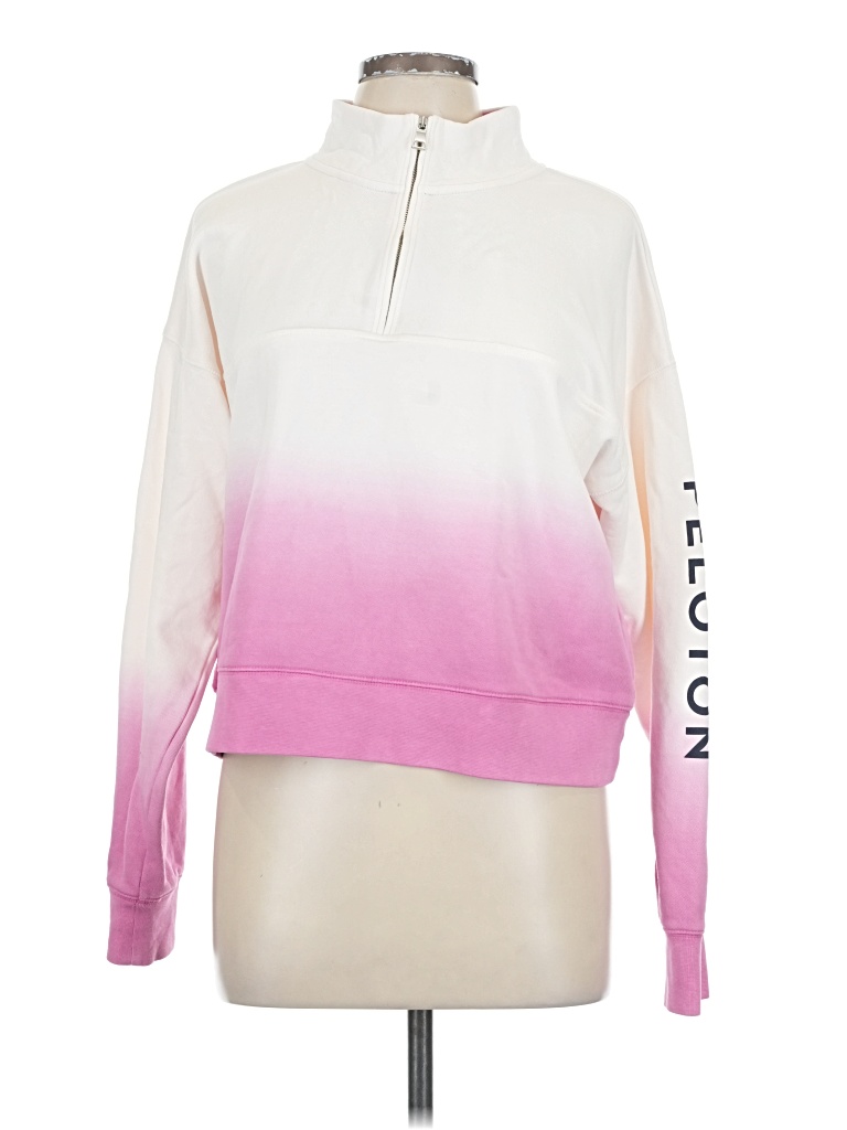 Pre-owned Peloton Sweatshirt In Pink