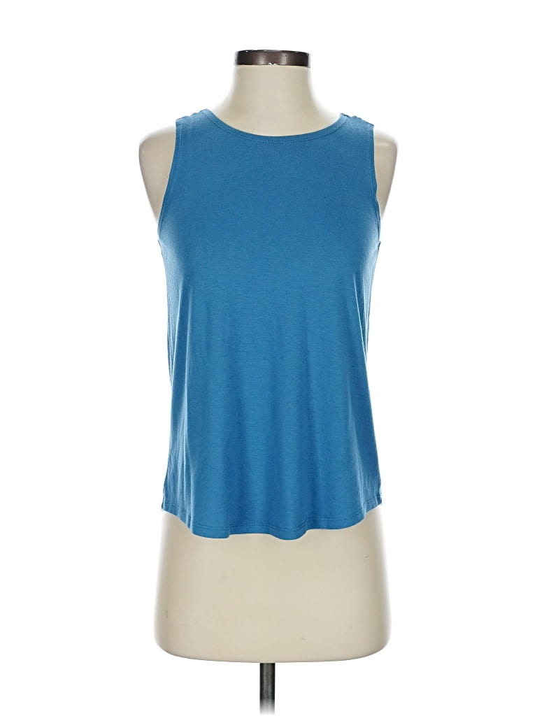 Pre-owned Free Fly Sleeveless T-shirt In Blue