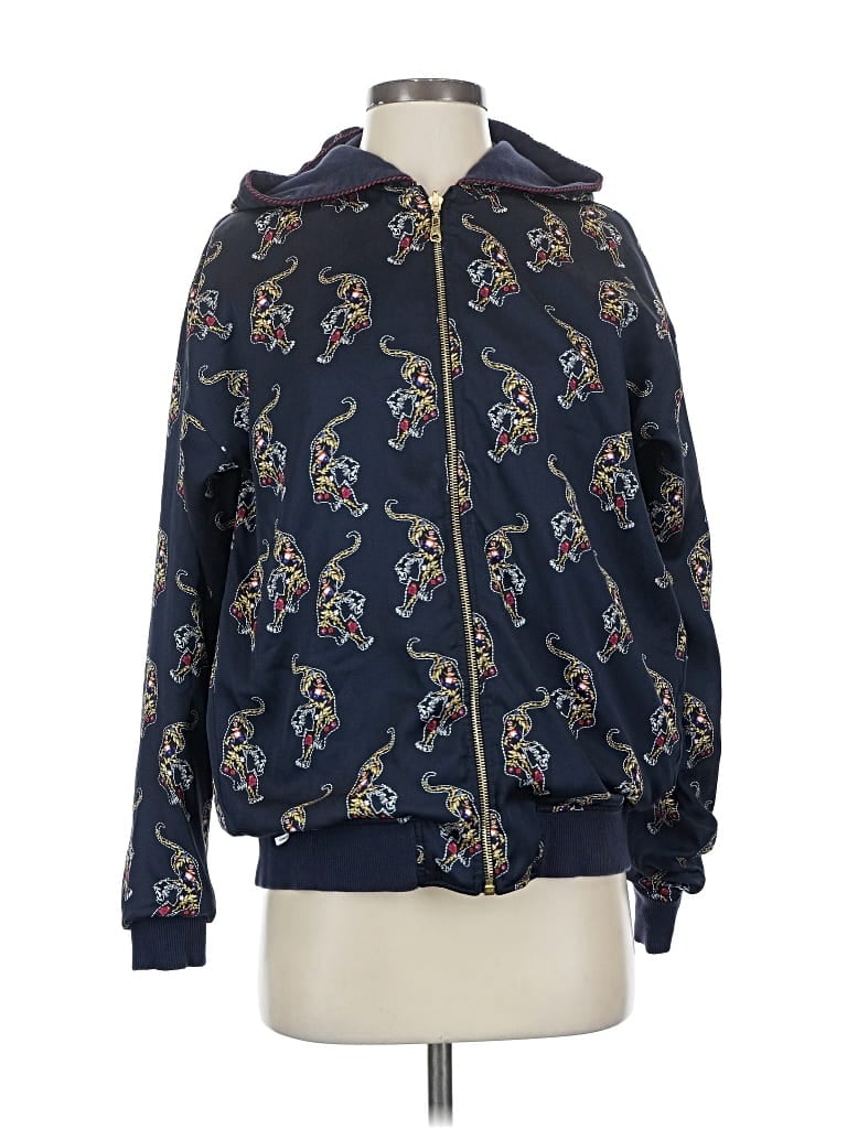 Pre-owned Sandro Jacket In Blue