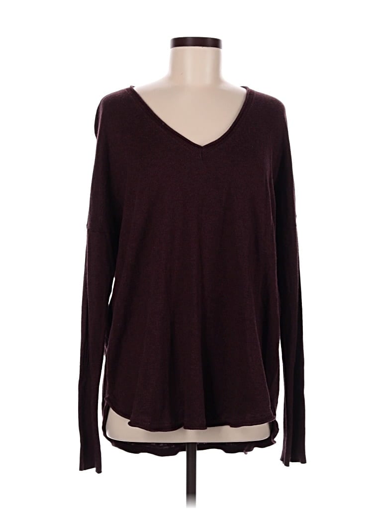 Pre-owned Victoria's Secret Pullover Sweater In Burgundy
