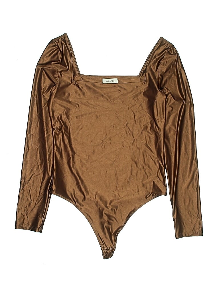 Pre-owned Babaton Bodysuit In Brown