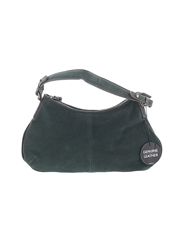 Pre-owned Unbranded Leather Shoulder Bag In Green