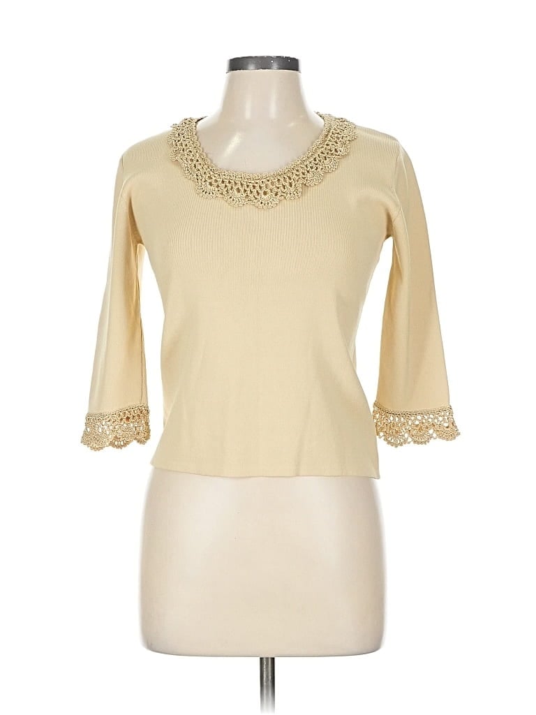 Pre-owned Joseph A Cardigan Sweater In Brown