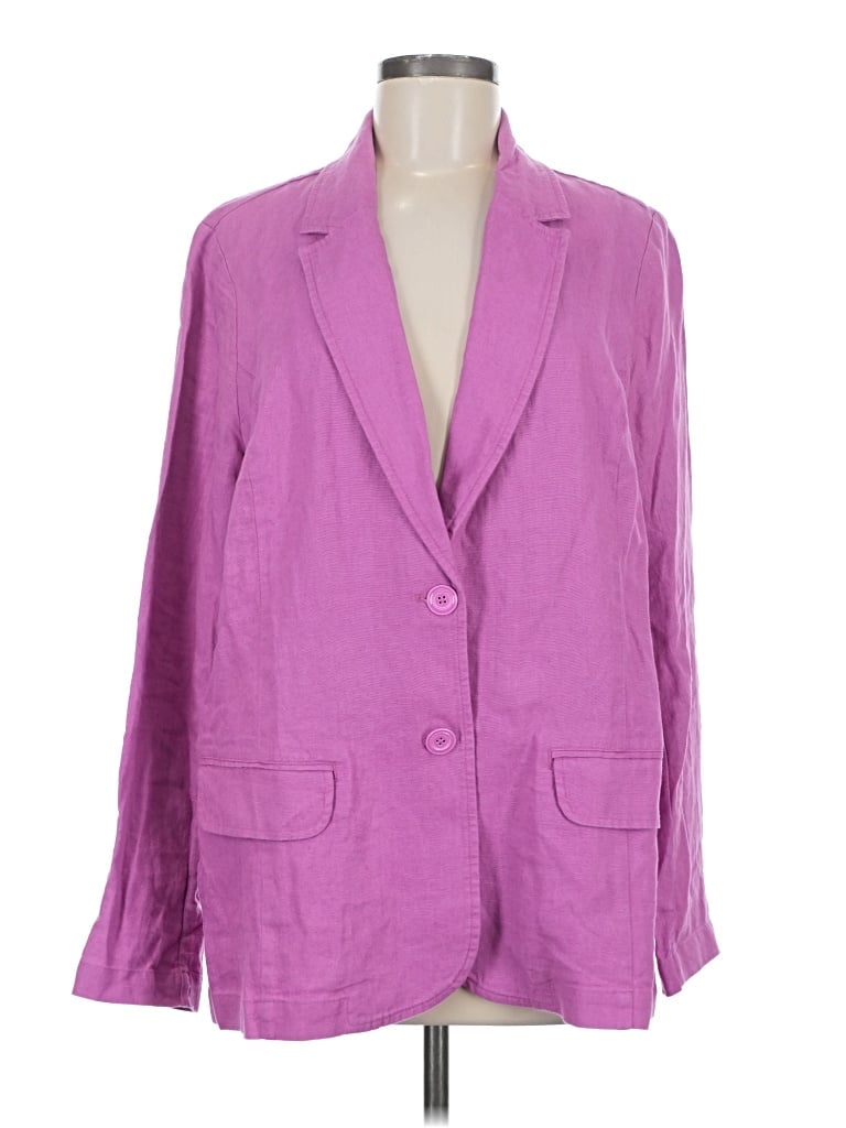 Pre-owned Jjill Kimono In Purple