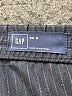Gap Stripes Black Blue Casual Pants Size 00 - photo 3