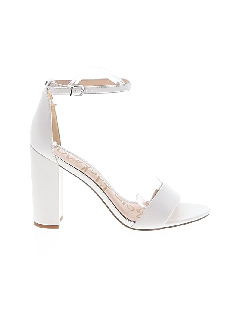 Pre-owned Sam Edelman Sandals In White