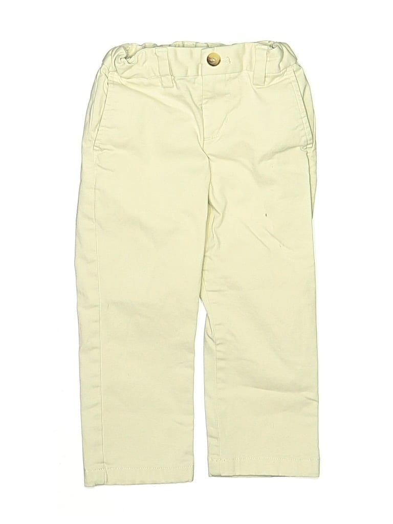 Pre-owned Vineyard Vines Kids' Khaki Pant In Yellow