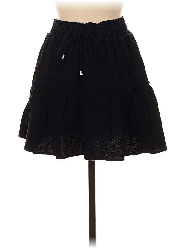 Pre-owned Unbranded Casual Skirt In Black