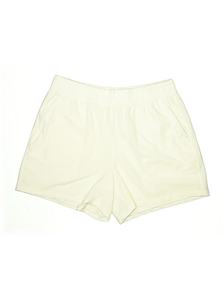 Pre-owned Athleta Athletic Shorts In White