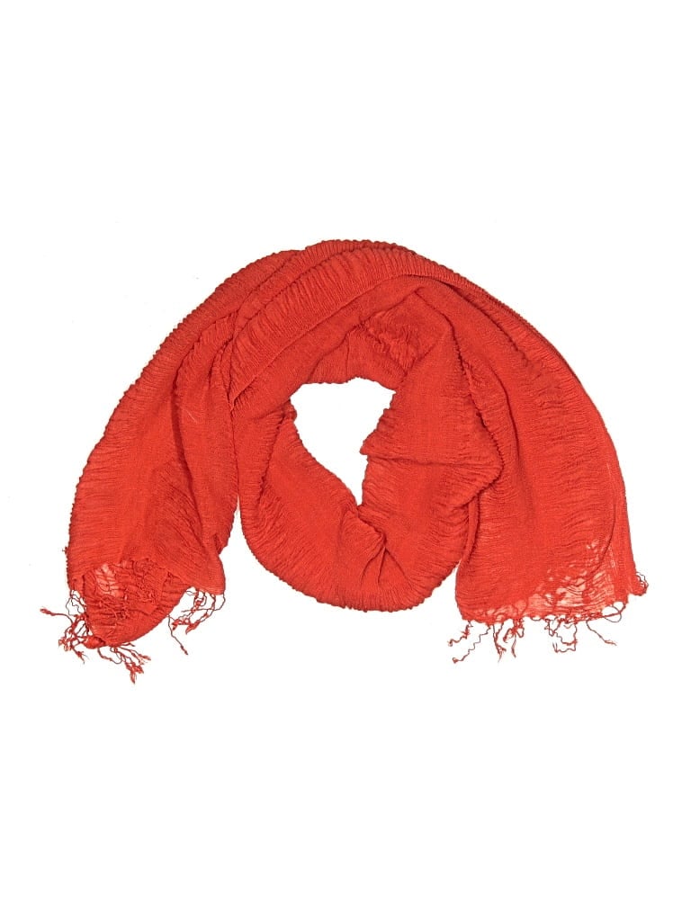 Pre-owned Unbranded Scarf In Orange