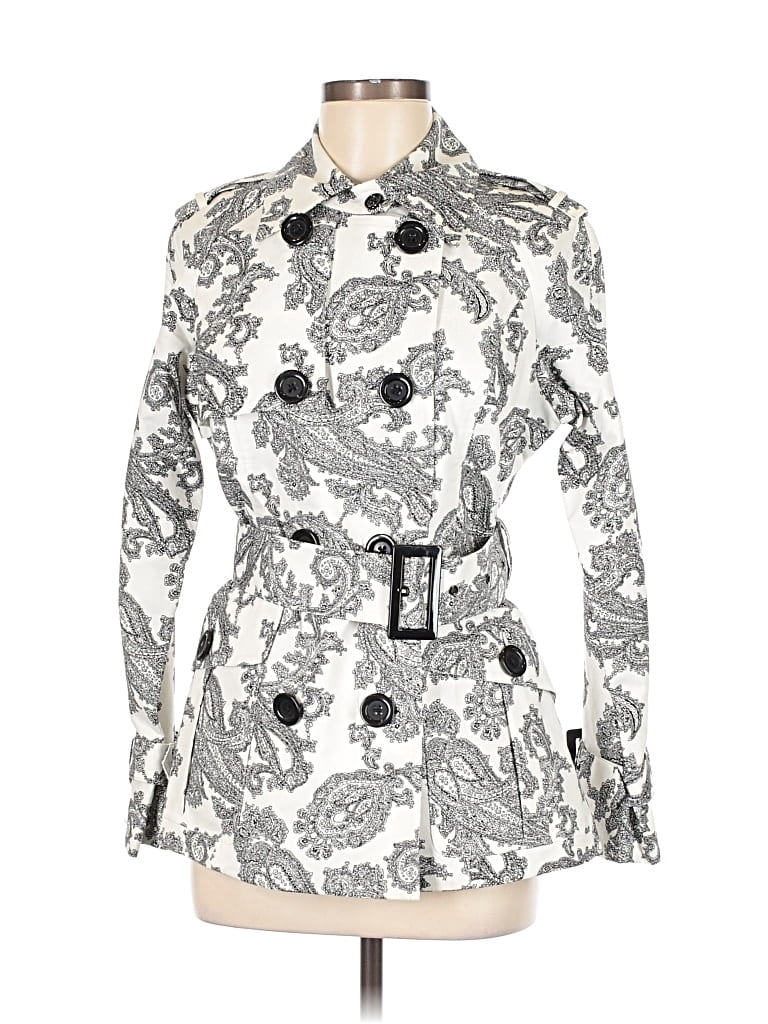 Pre-owned Pendleton Trenchcoat In White