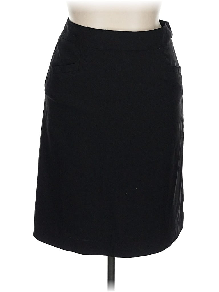 Pre-owned Banana Republic Wool Skirt In Black