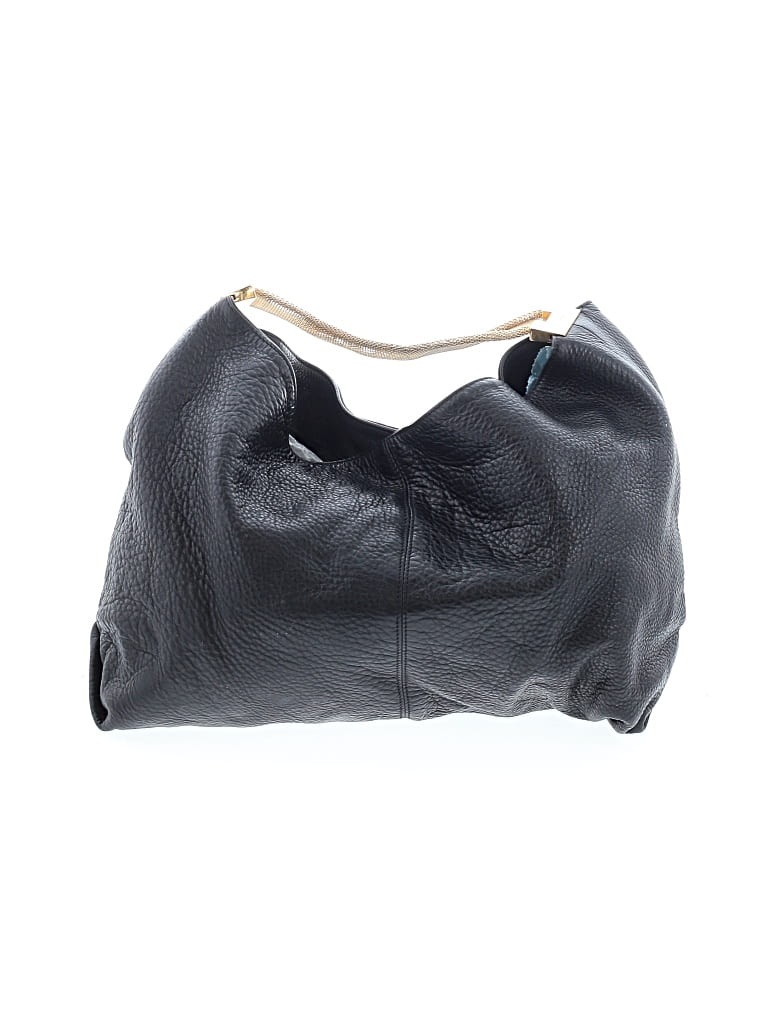 Pre-owned Furla Leather Hobo Bag In Black