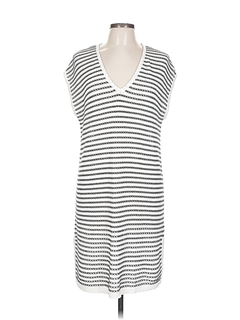 Pre-owned Tahari Casual Dress In White